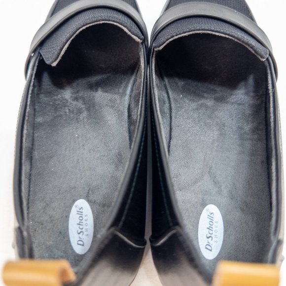 Dr. Scholls Womens Size 7.5 Webster Slip On Loafer Black Dress Shoe New Comfort - Picture 5 of 7